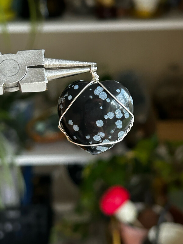 Snowflake Obsidian