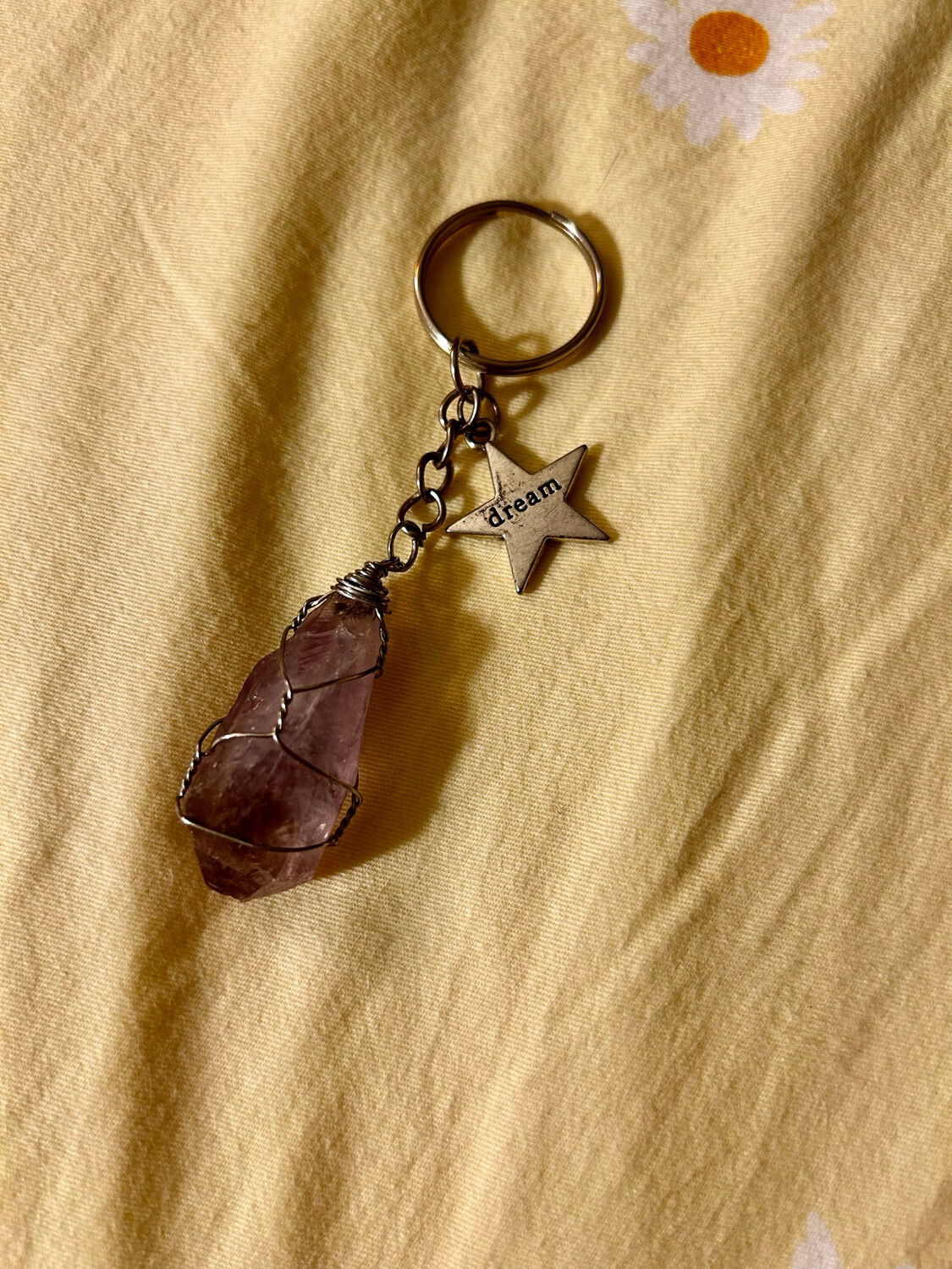 Amethyst Keychain