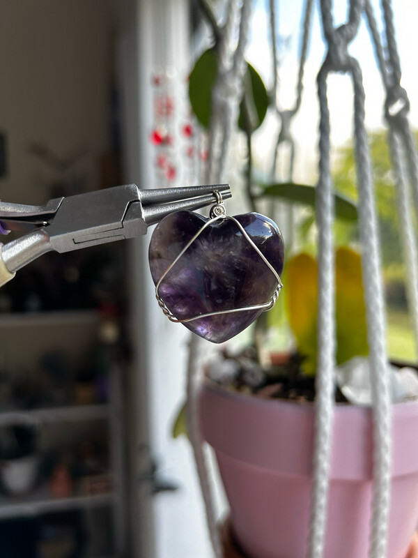 Amethyst Heart