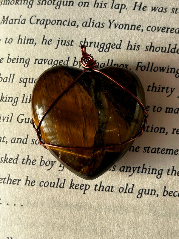 Tiger’s Eye Heart