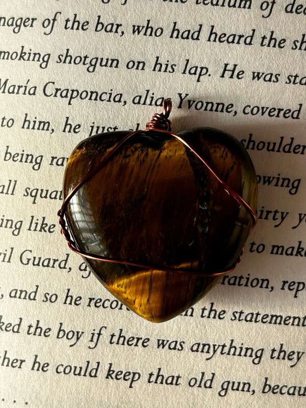 Tiger’s Eye Heart