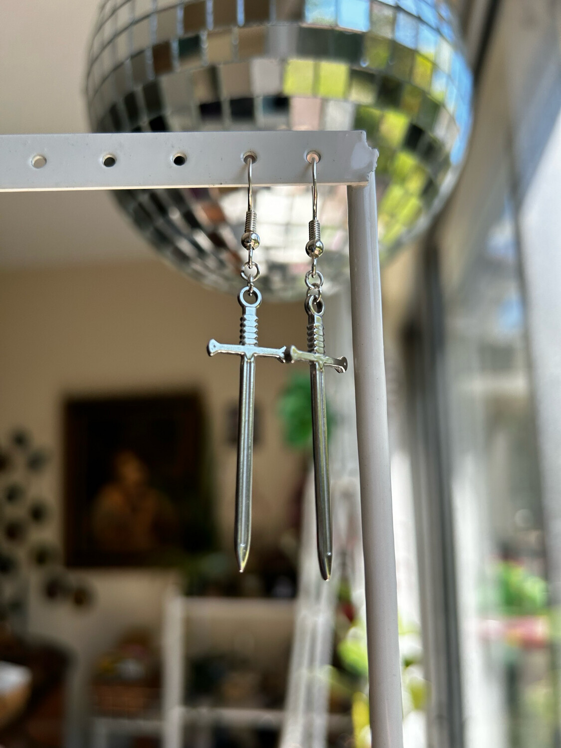 Mini Sword Earrings