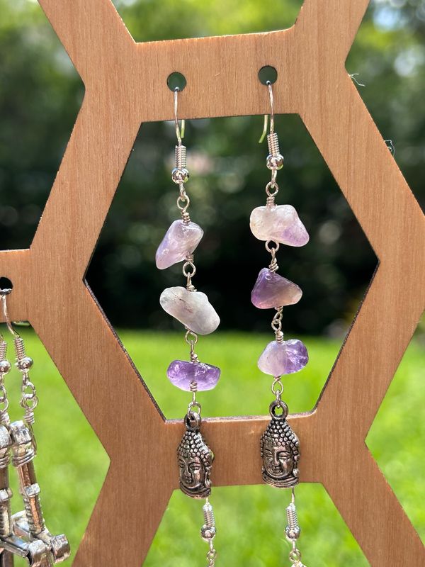Peace Buddha Earrings