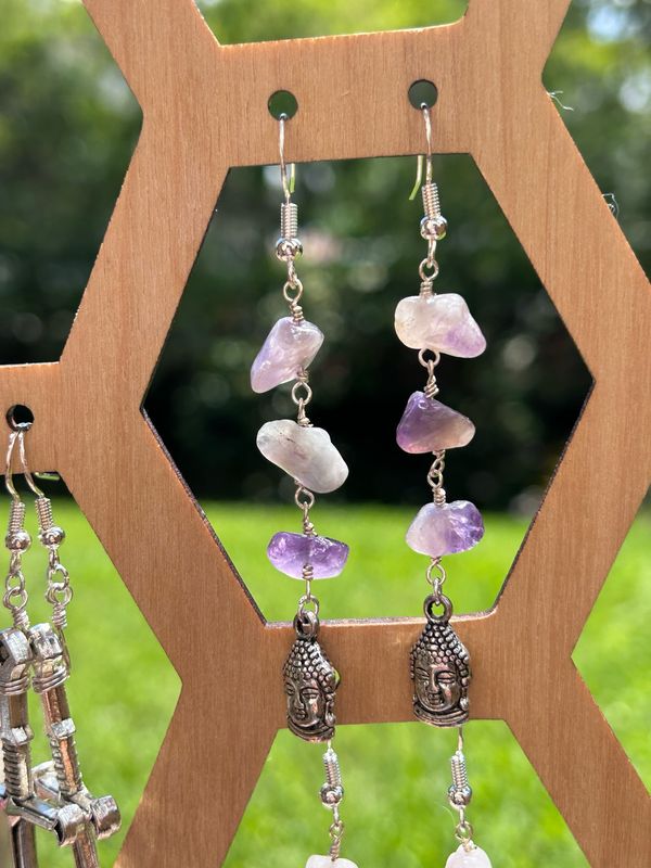 Peace Buddha Earrings