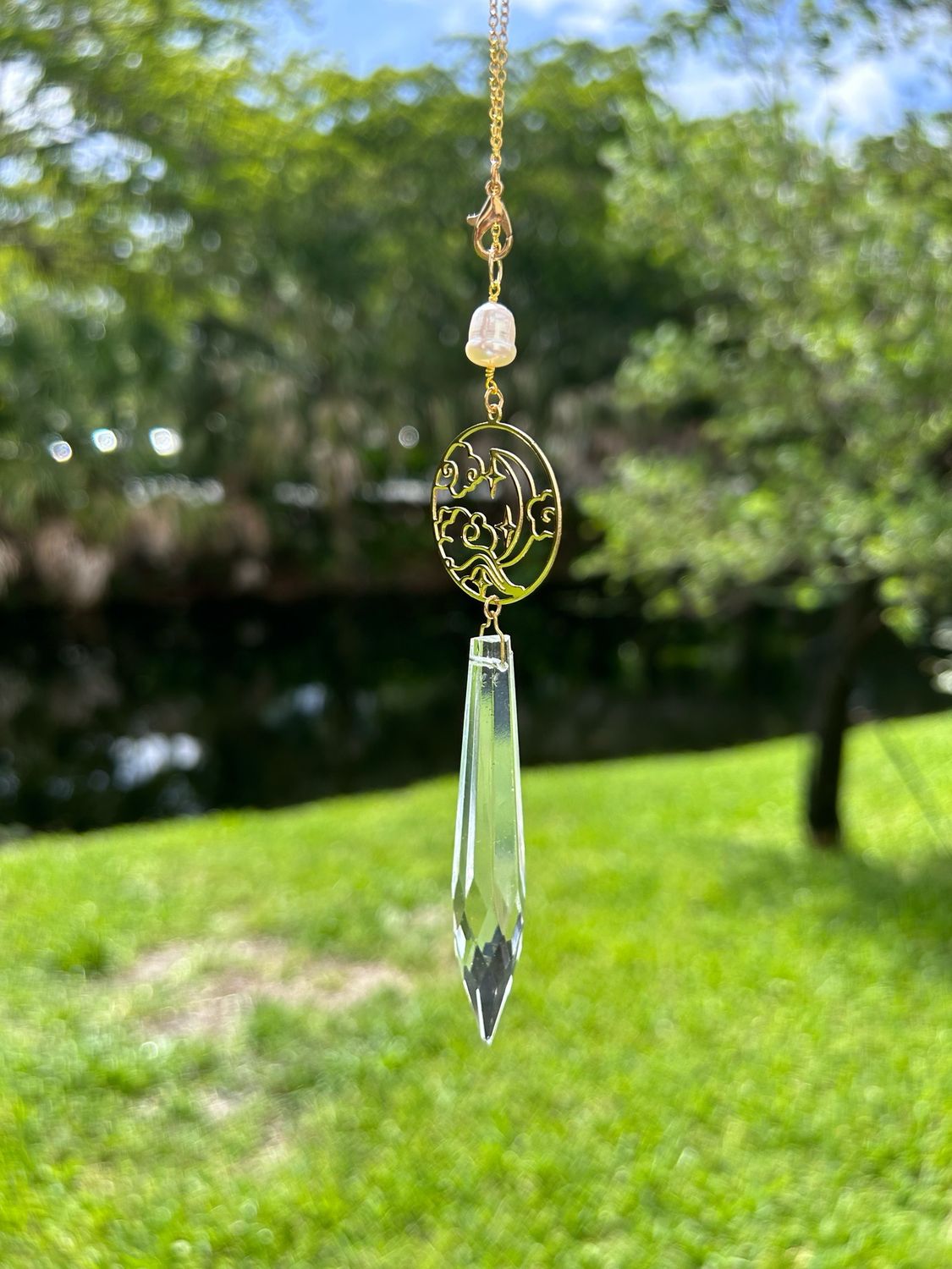 Ocean World Pearl Car Charm
