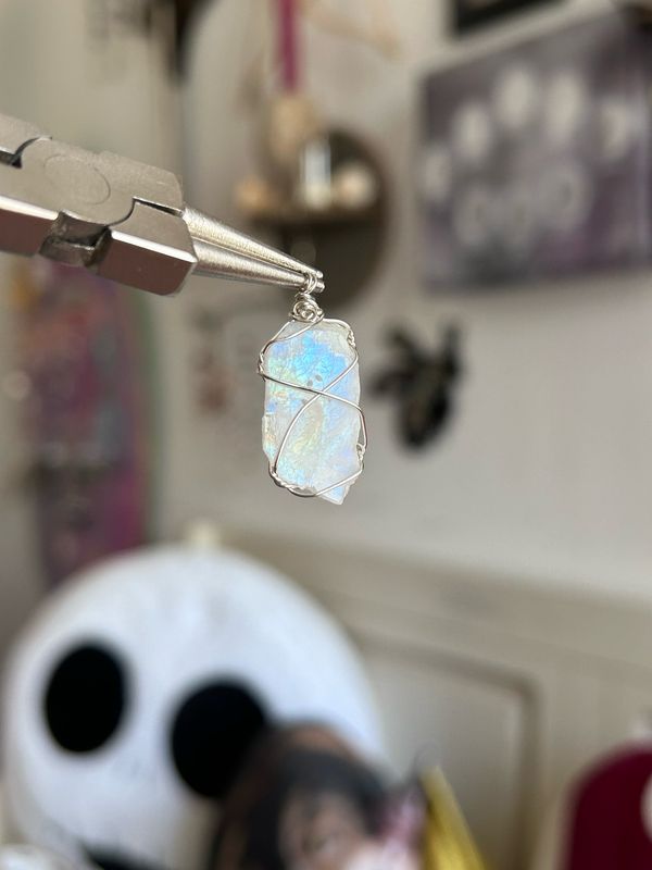 Raw Moonstone Pendant #2