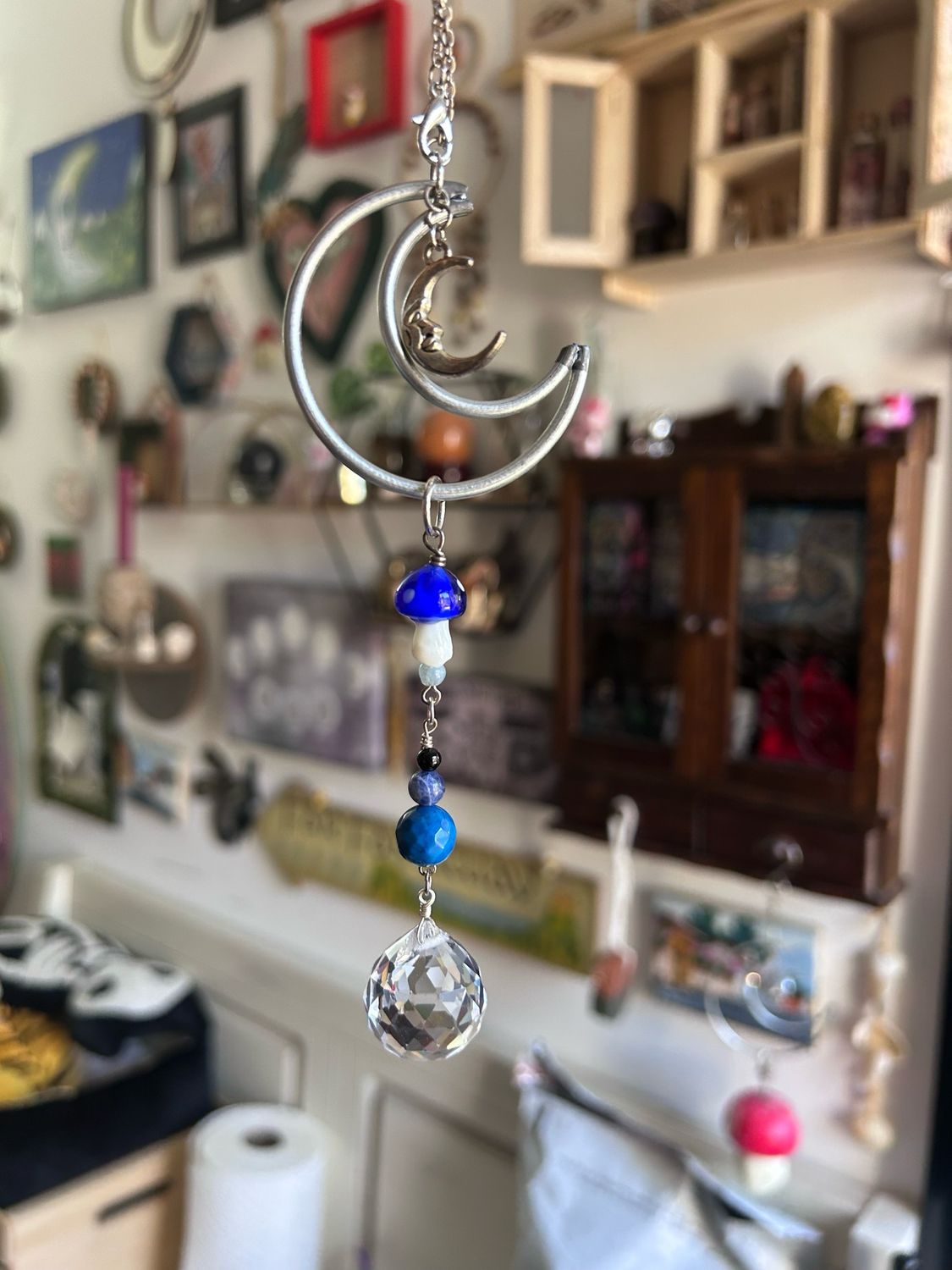 Throat Chakra Car Charm