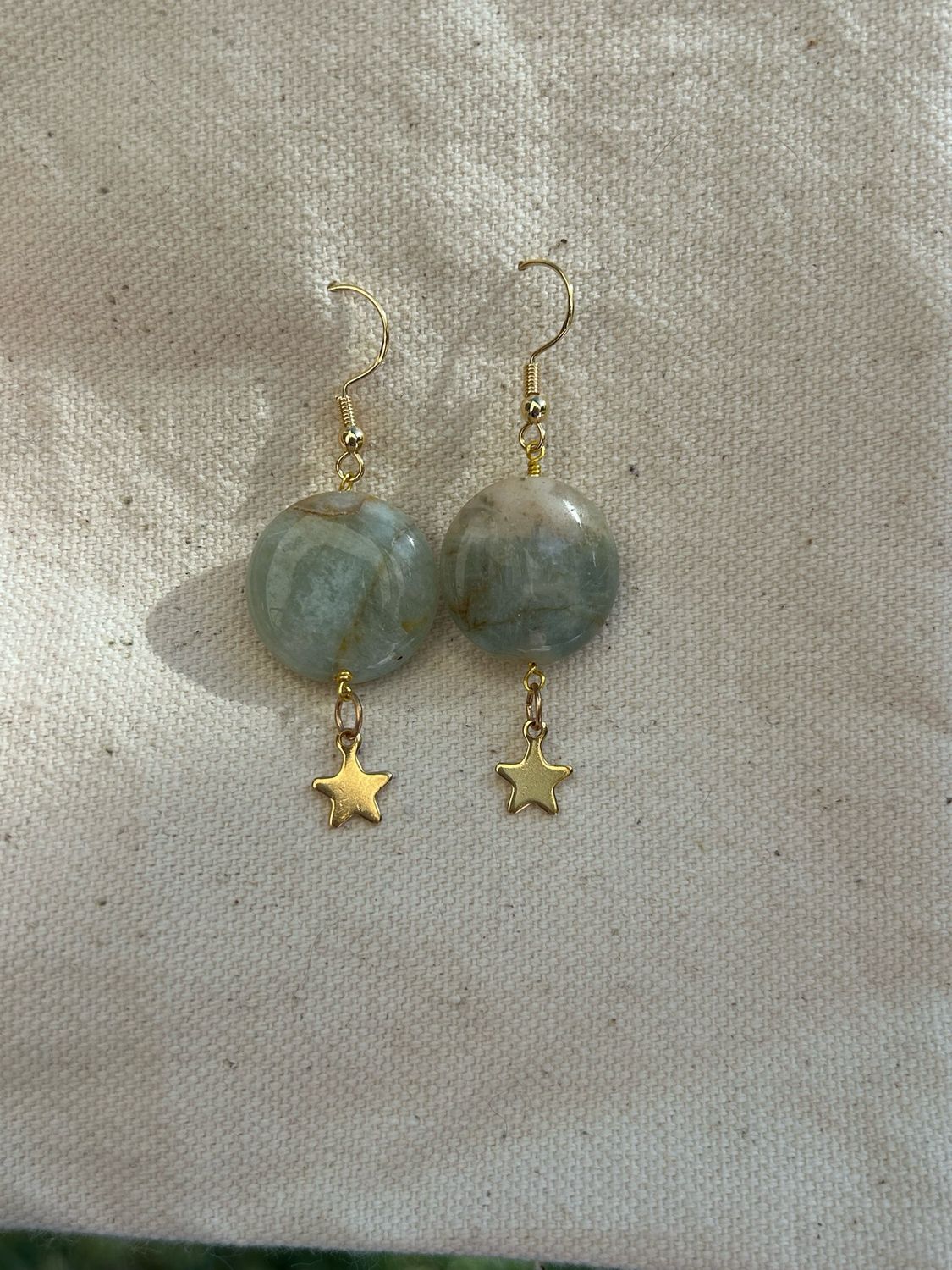 Full Moon Crystal Earrings