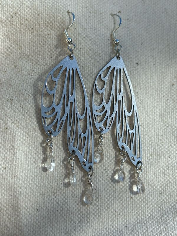 Clarity Quartz Fairy Wings