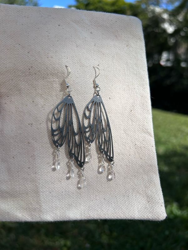 Clarity Quartz Fairy Wings