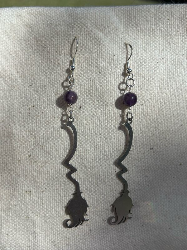 Amethyst Witch Broom