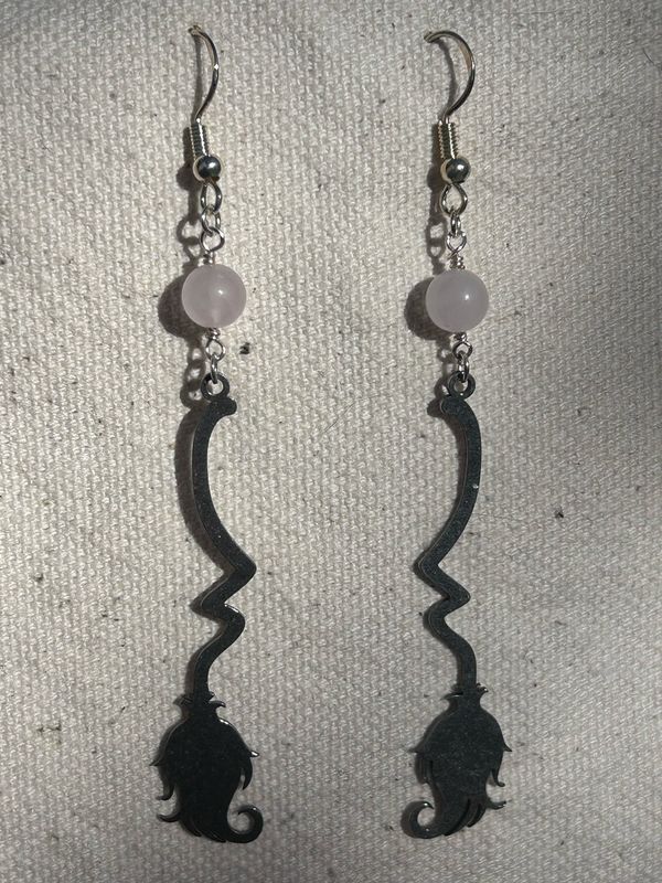 Rose Quartz Witch Broom