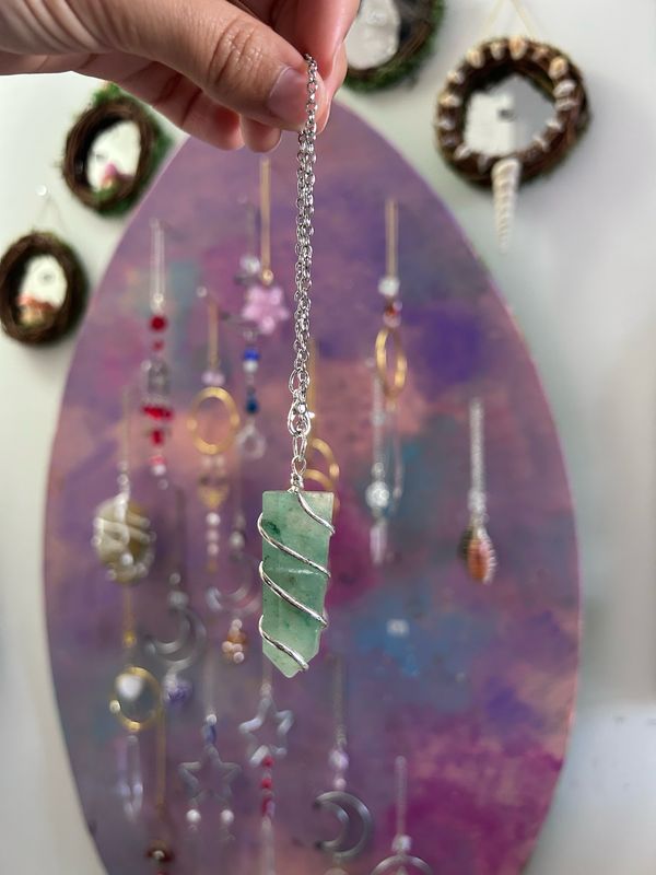 Green Aventurine Car Charm