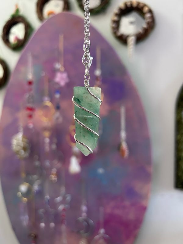 Green Aventurine Car Charm