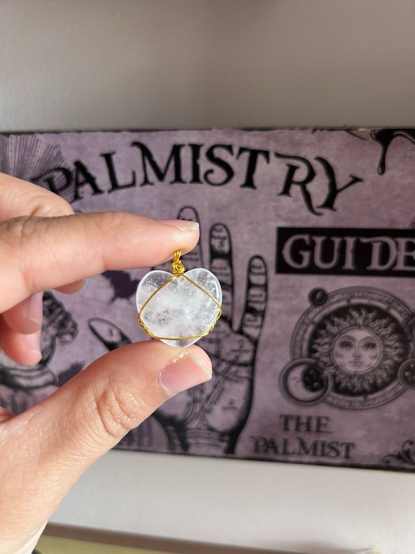 Clear Quartz Mini Heart