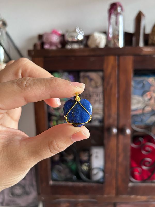 Lapis Lazuli Mini Heart