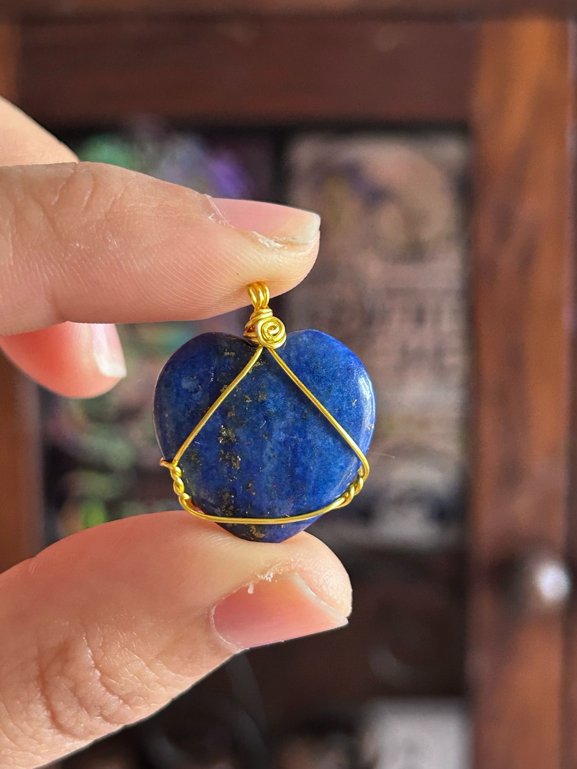 Lapis Lazuli Mini Heart