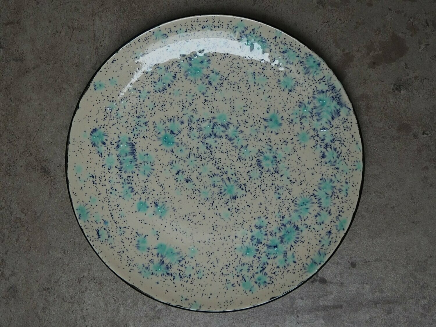 Teller Kristalle,  Ø 25 cm
