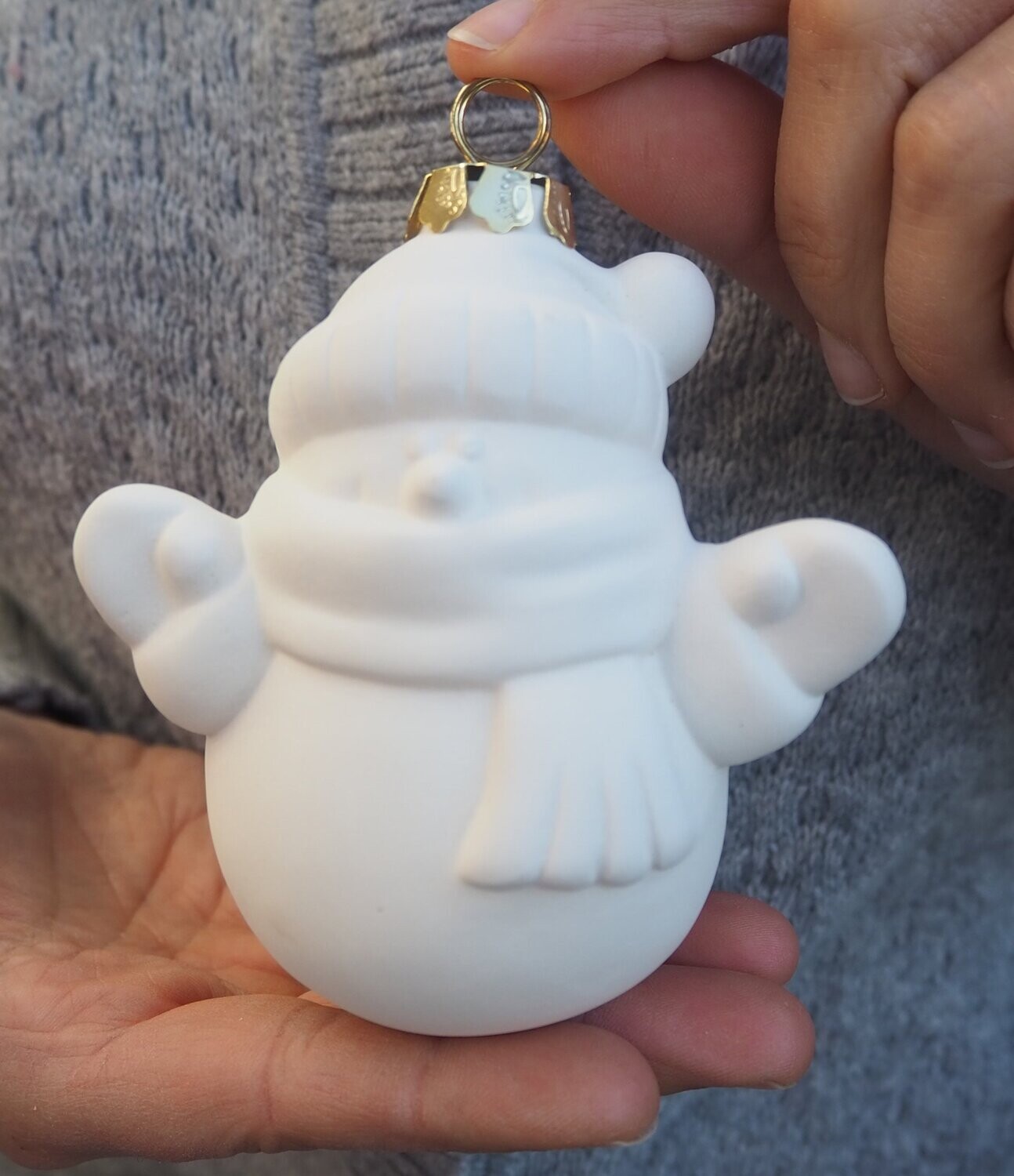 Christbaumkugel, Kugel Schneemann Manni