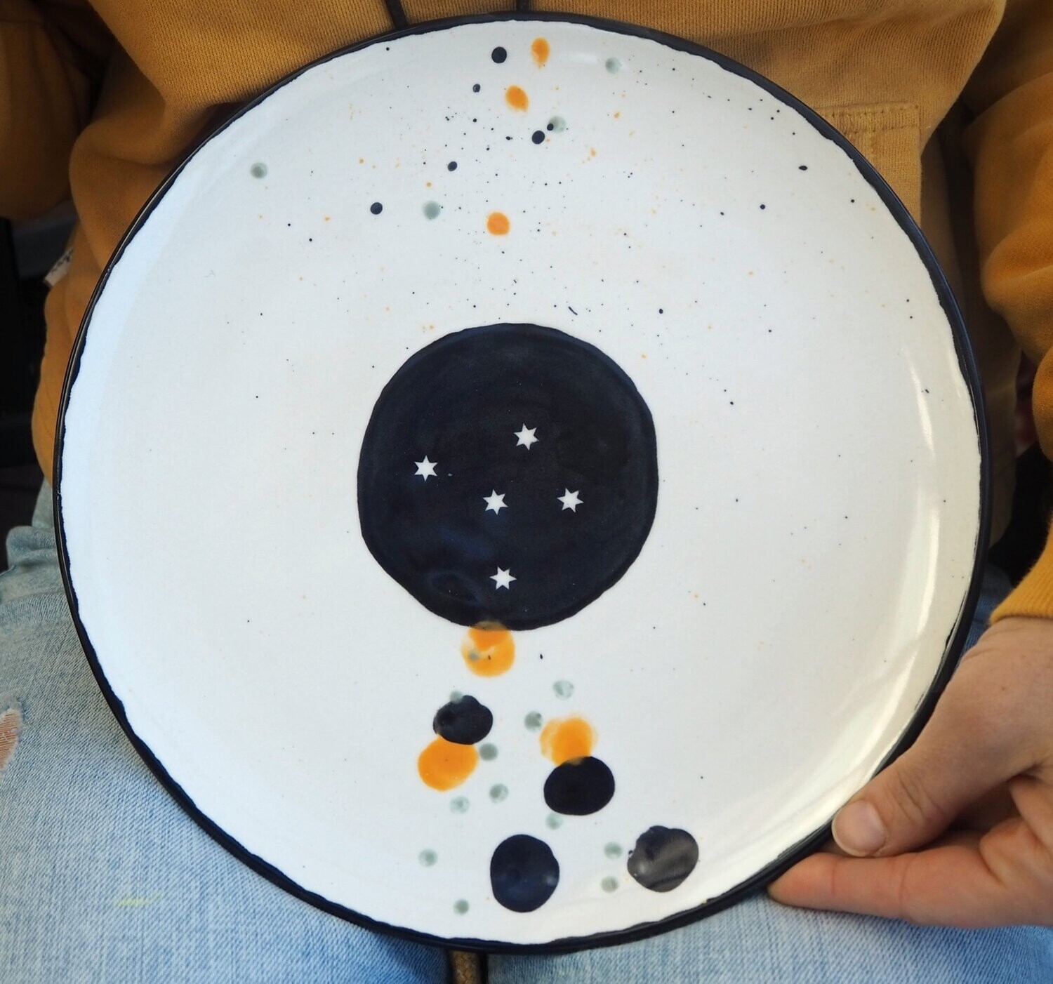 Geschenkbox Teller Sternchen Ø25 cm