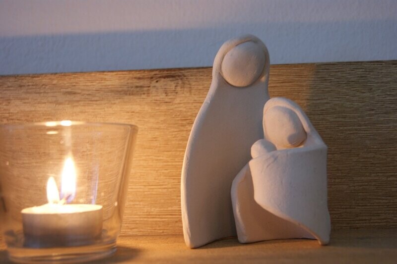 Kleine Krippe Heilige Familie