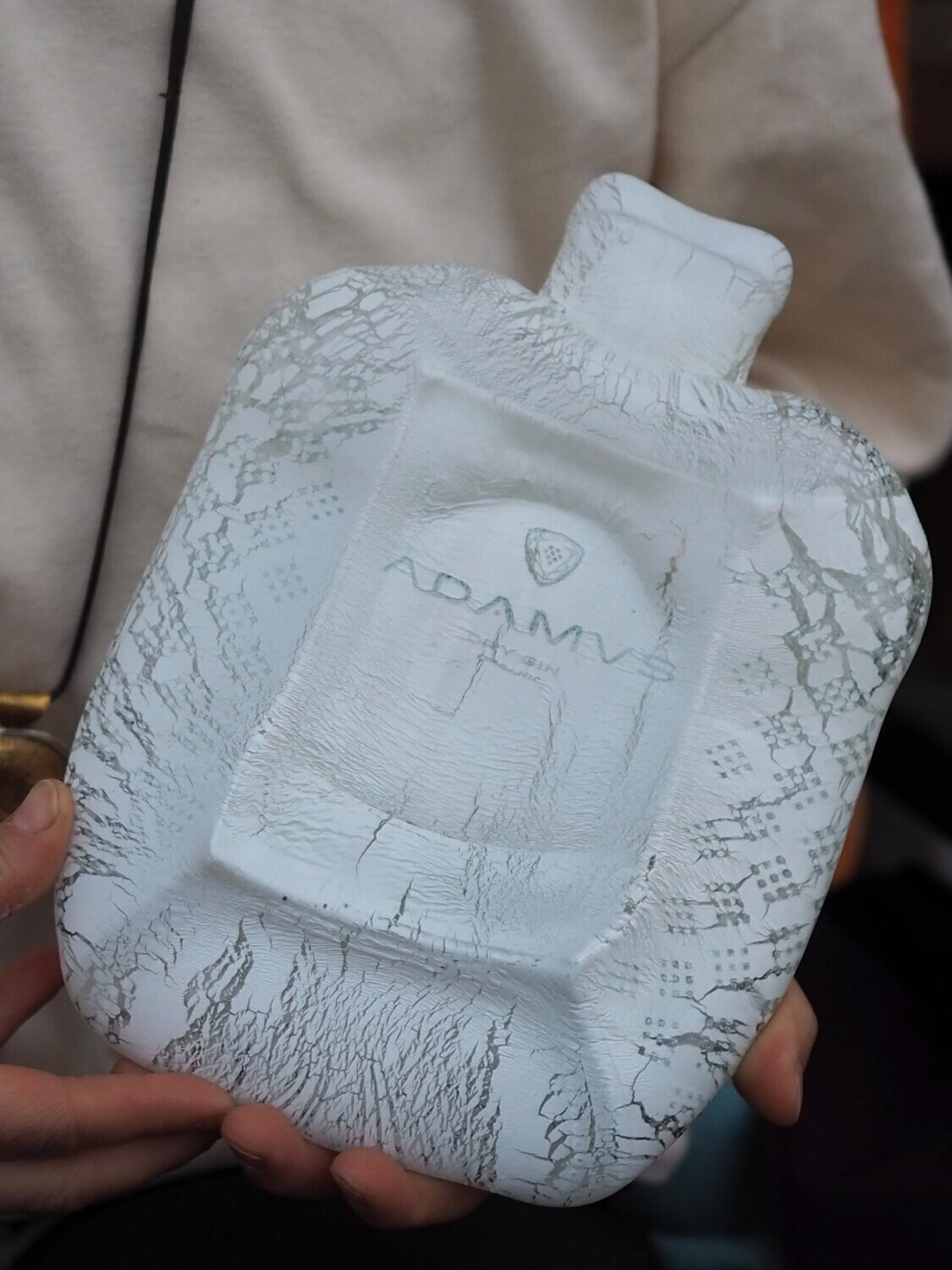 Gin Flasche Adamvs, flach