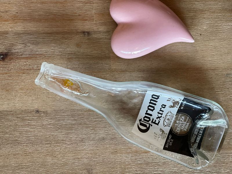 Corona Flasche als Schale