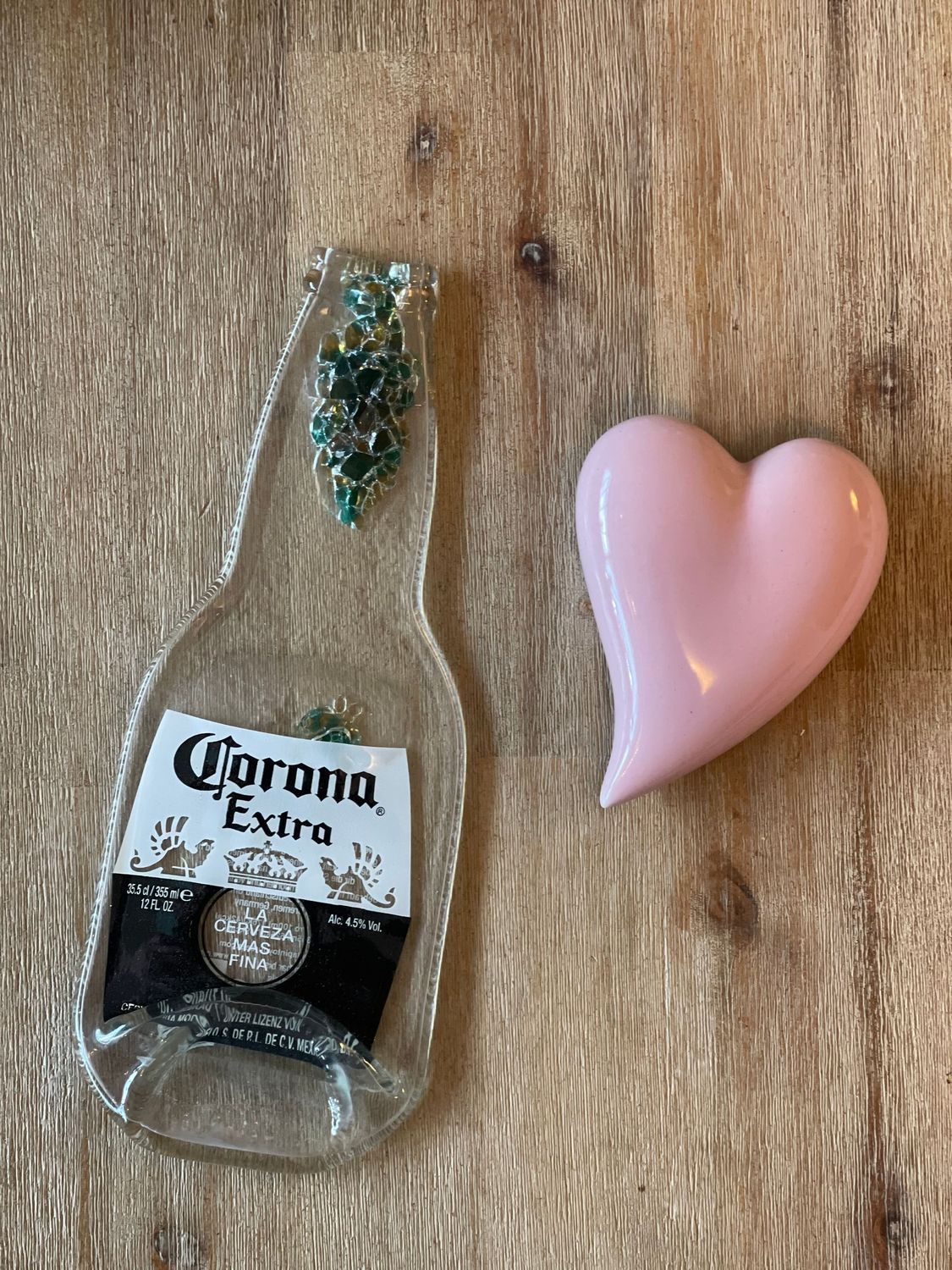 Corona Flasche, flach