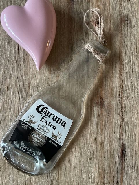Corona Flasche, flach