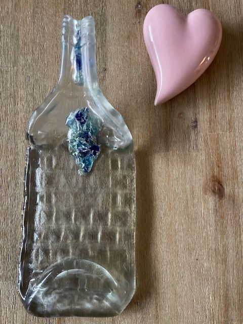 Three Sixty Wodka Flasche, flach mit erhöhtem Flaschenhals