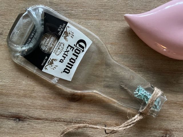 Corona Flasche, flach