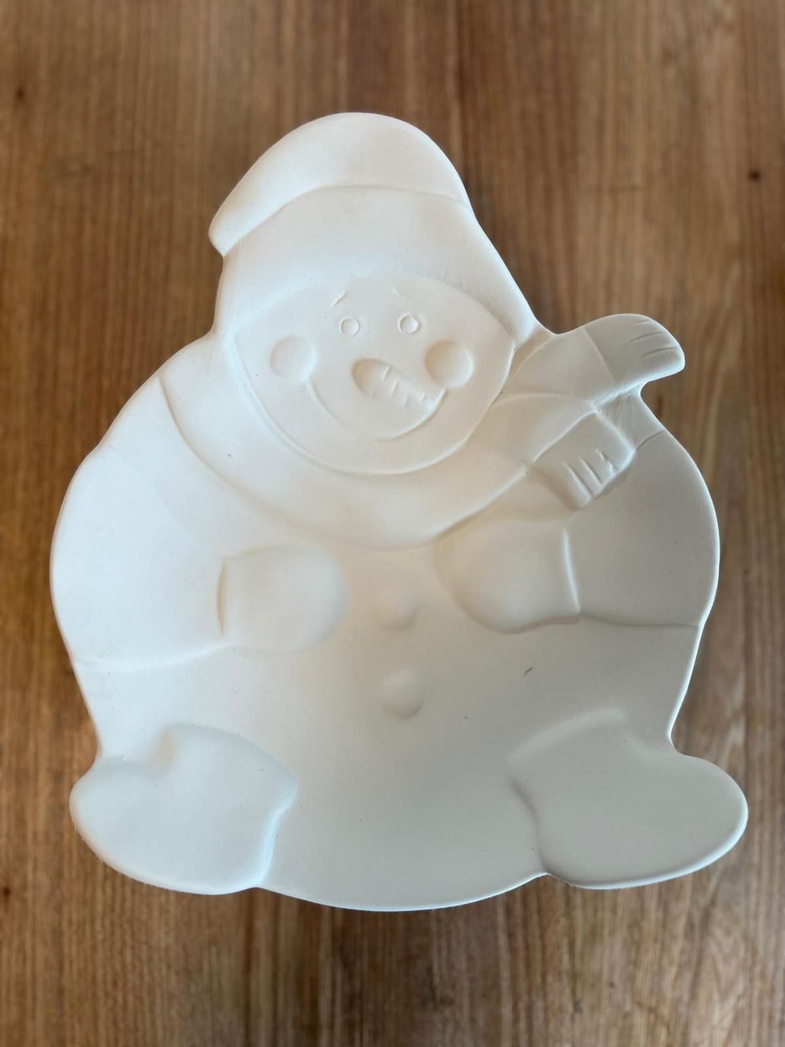 Teller Schneemann
