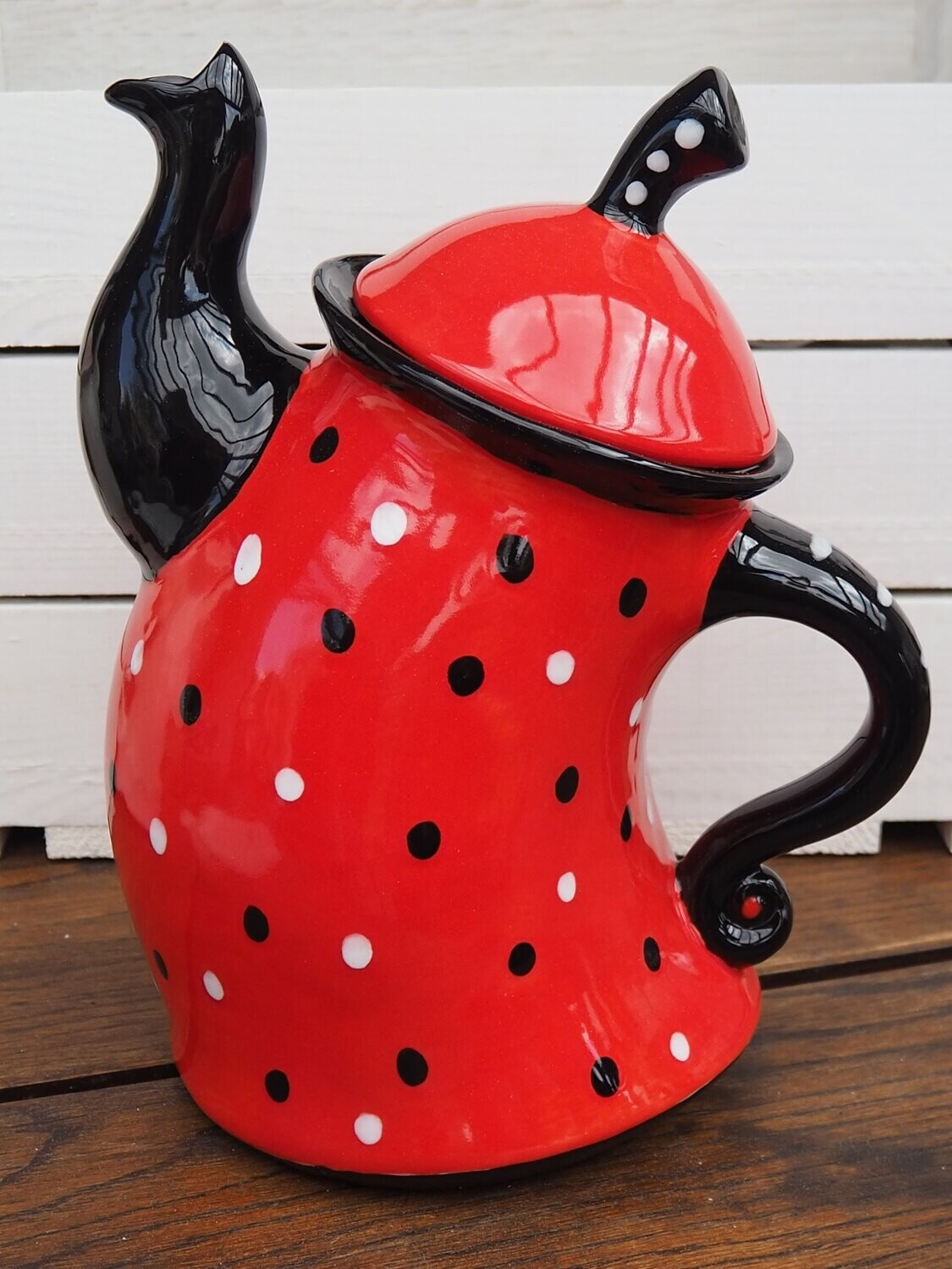 Dancing Pot - Tanzende Teekanne handbemalt