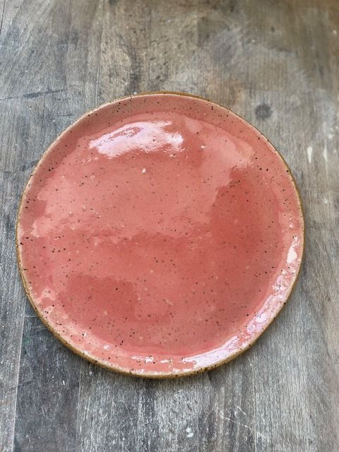 Teller Peach, modelliert