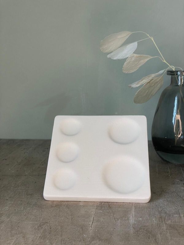 Farbpalette unglasiert