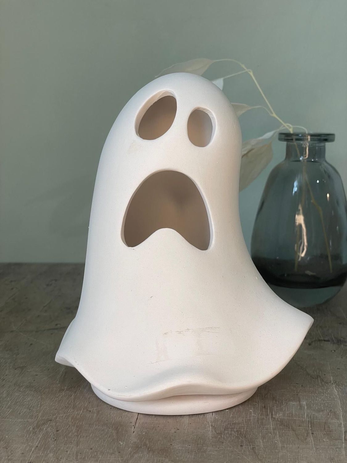 Halloween Geist Gespenst Teelichthalter