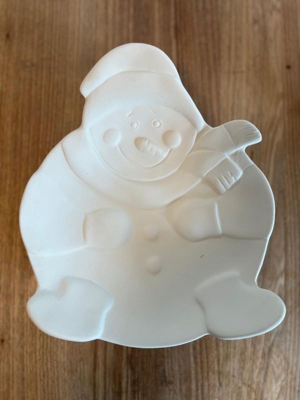Teller Schneemann