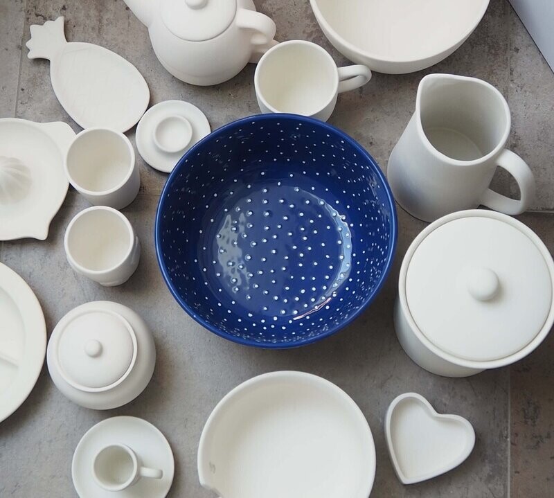 Keramik-Malkurs am Do, 6.8. ab 18:30 Uhr,  Preis inkl. 30 € Wunschkeramik