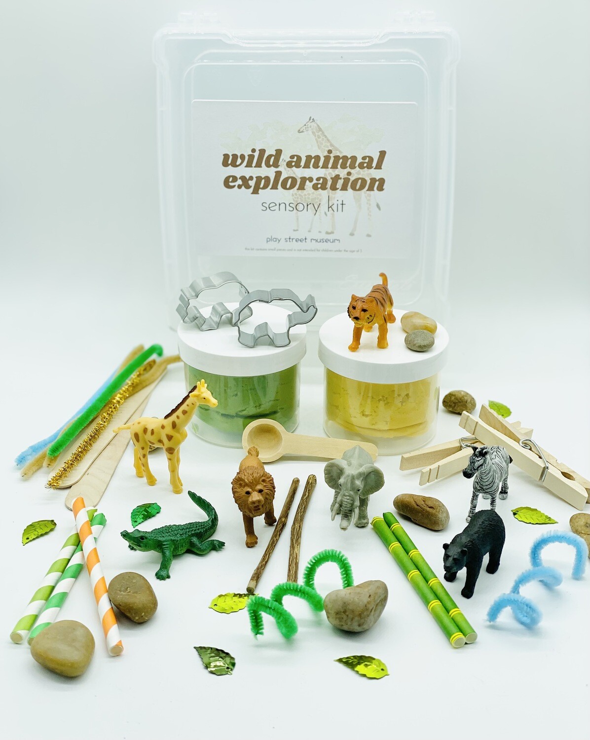 Wild Animal Exploration Sensory Kit
