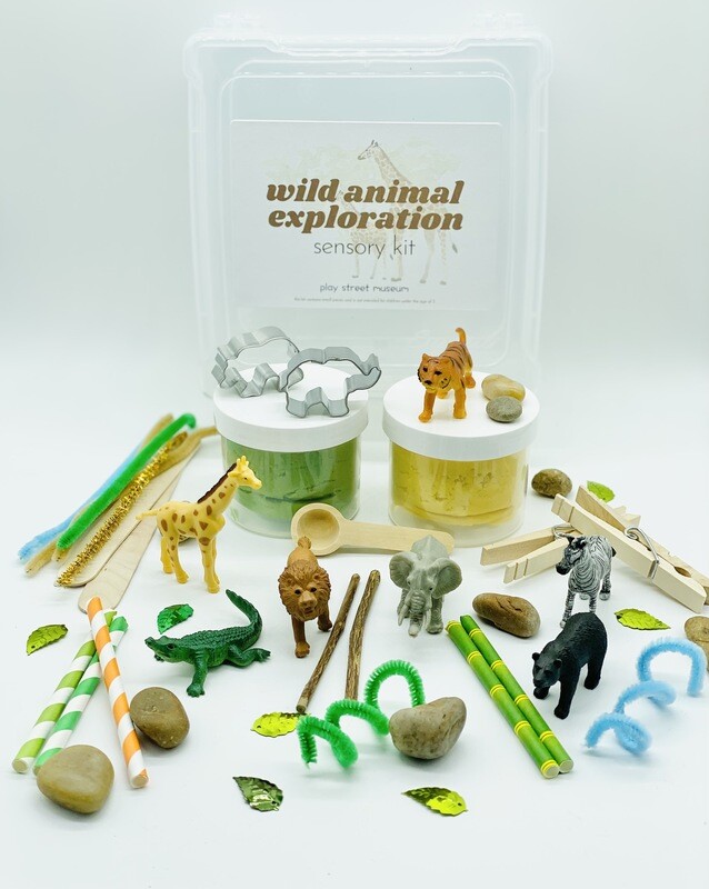 Wild Animal Exploration Sensory Kit