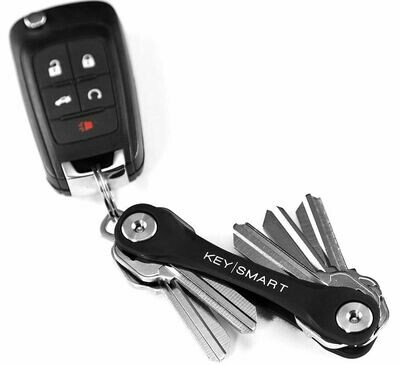 Smart Key Compact Key Holder (Up to 8 Keys, Black)
