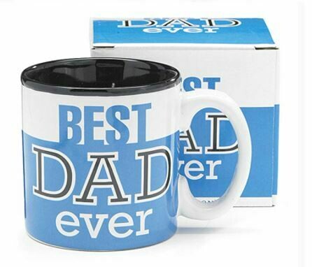 "Best Dad Ever" Ceramic Mug with Box