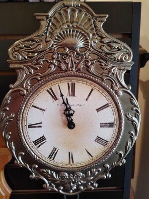 Classic 70823 Pewter Hanging Clock