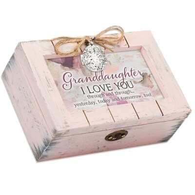 "Granddaughter I Love You" Petite Music Box