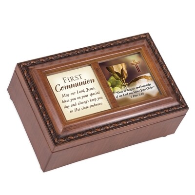 First Communion Special Day Music Box