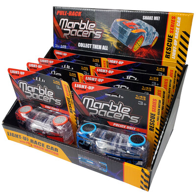 Rescue Series Pull Back Marble Racers