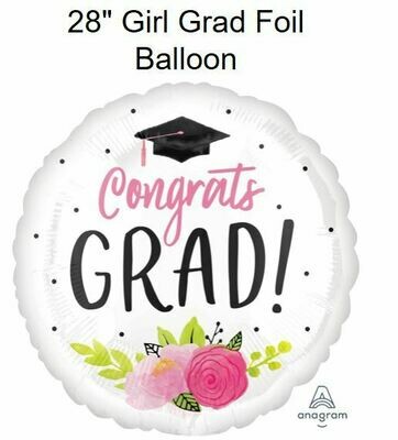 Congrats Grad Foil Balloon 28"