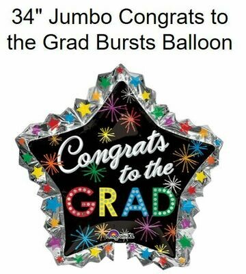Congrats to the Grad Foil Balloon 34"