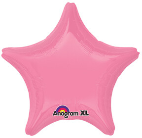 Star Balloon - Bright Bubblegum Pink 18"