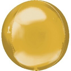 Orb Balloon - Gold 16"